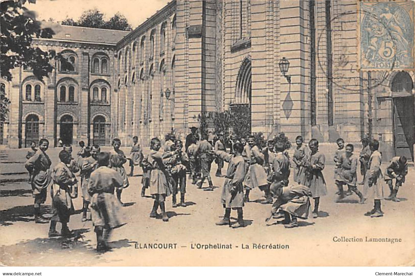ELANCOURT - L'Orphelinat - La Récéation - état - Elancourt