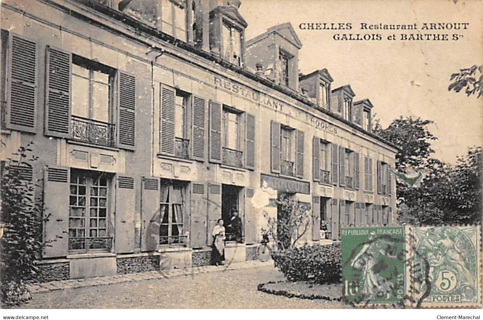 CHELLES - Restaurant Arnout Gallois Et Barthe - état - Chelles