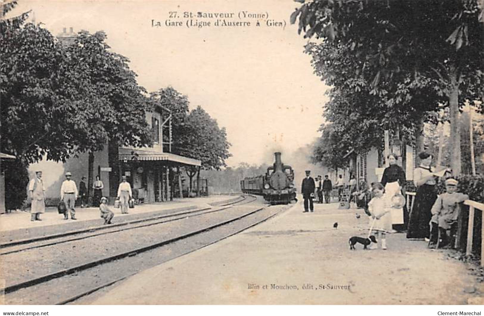 SAINT SAUVEUR - La Gare - Très Bon état - Saint Sauveur En Puisaye