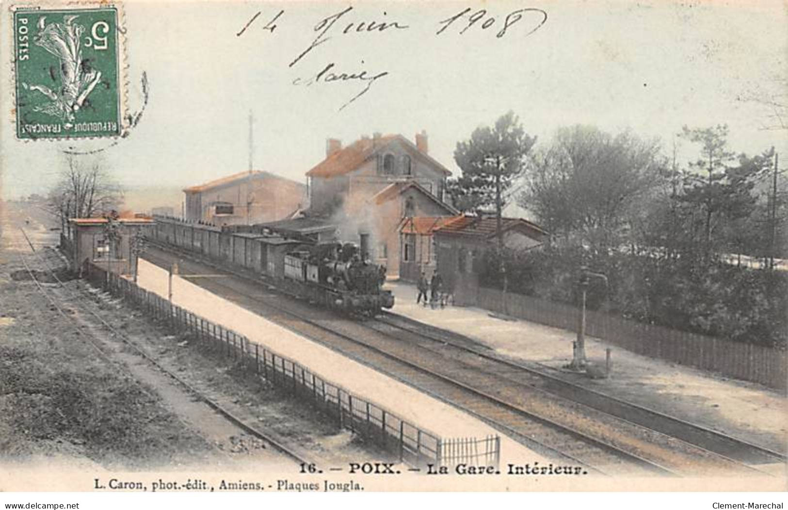 POIX - La Gare - Intérieur - Très Bon état - Poix-de-Picardie