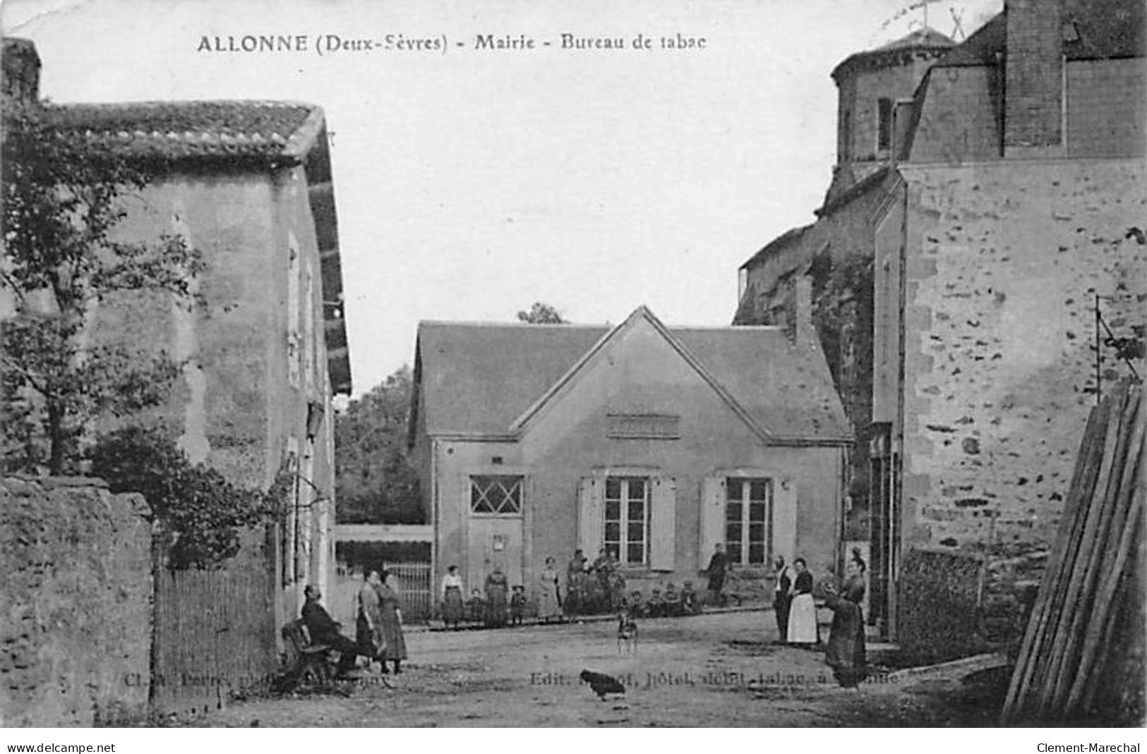 ALLONNE - Mairie - Bureau De Tabac - état - Sonstige & Ohne Zuordnung