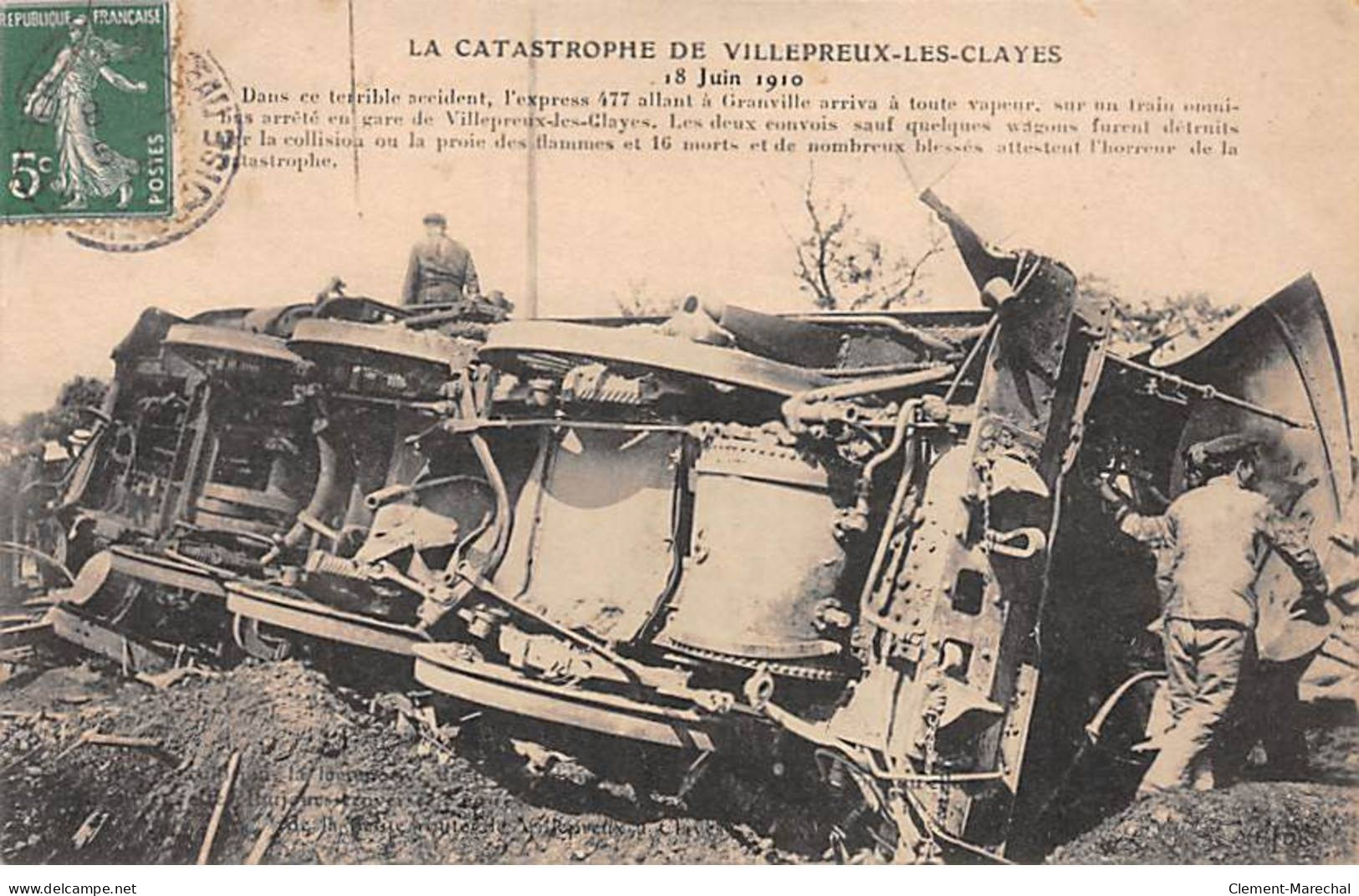 La Catastrophe De VILLEPREUX LES CLAYES - 18 Juin 1910 - Très Bon état - Villepreux