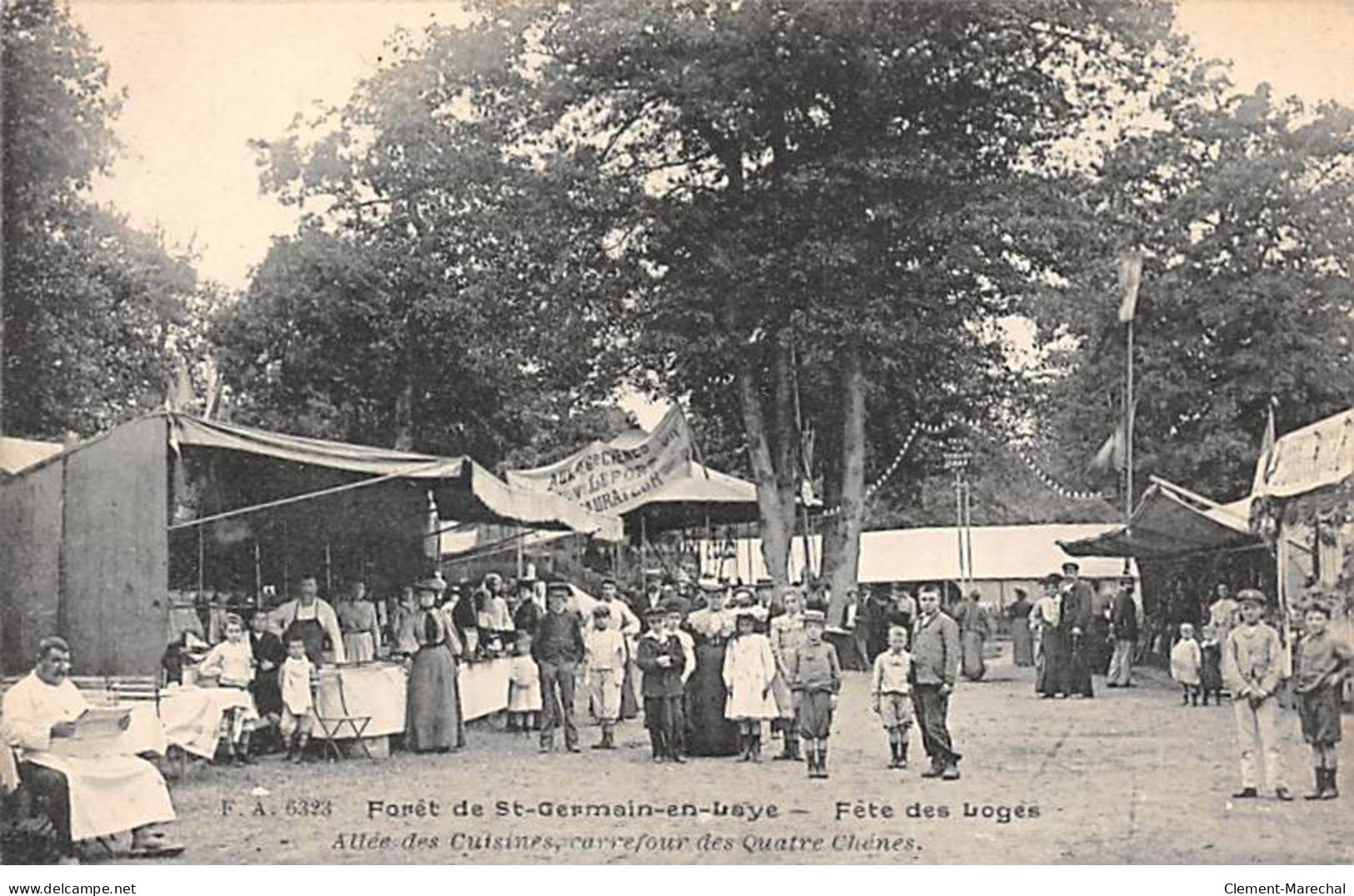 Forêt De SAINT GERMAIN EN LAYE - Fête Des Loges - Allée Des Cuisines, Carrefour Des Quatre Chênes - Très Bon état - St. Germain En Laye