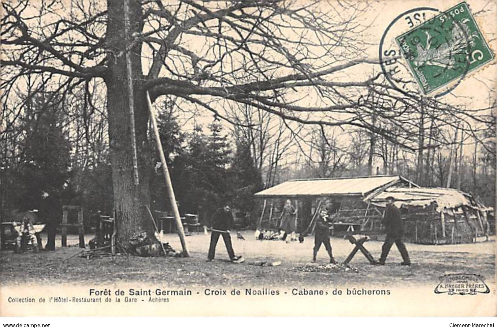 Forêt De SAINT GERMAIN - Croix De Noailles - Cabanes De Bûcherons - Très Bon état - St. Germain En Laye