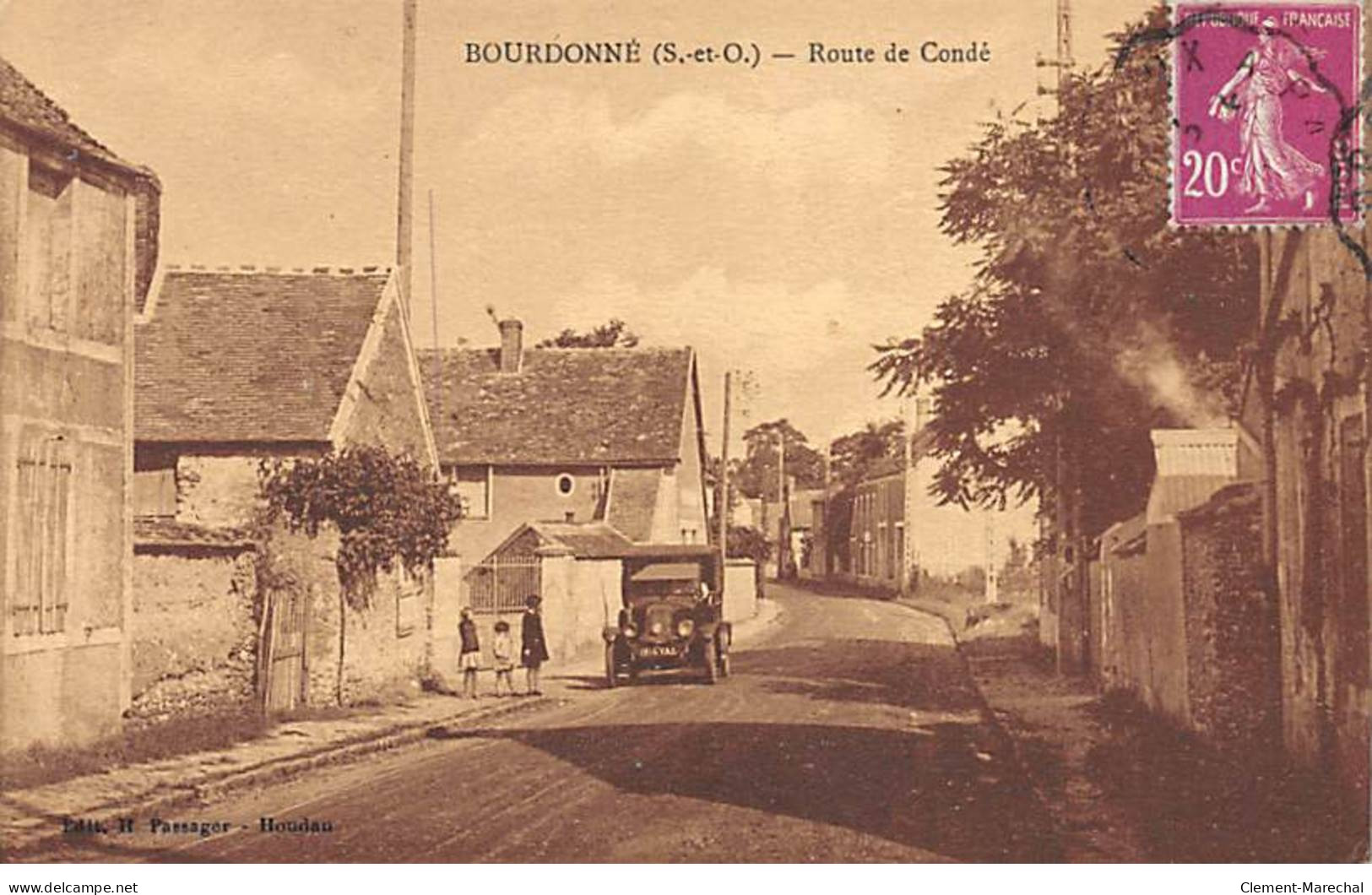 BOURDONNE - Route De Condé - Très Bon état - Autres & Non Classés