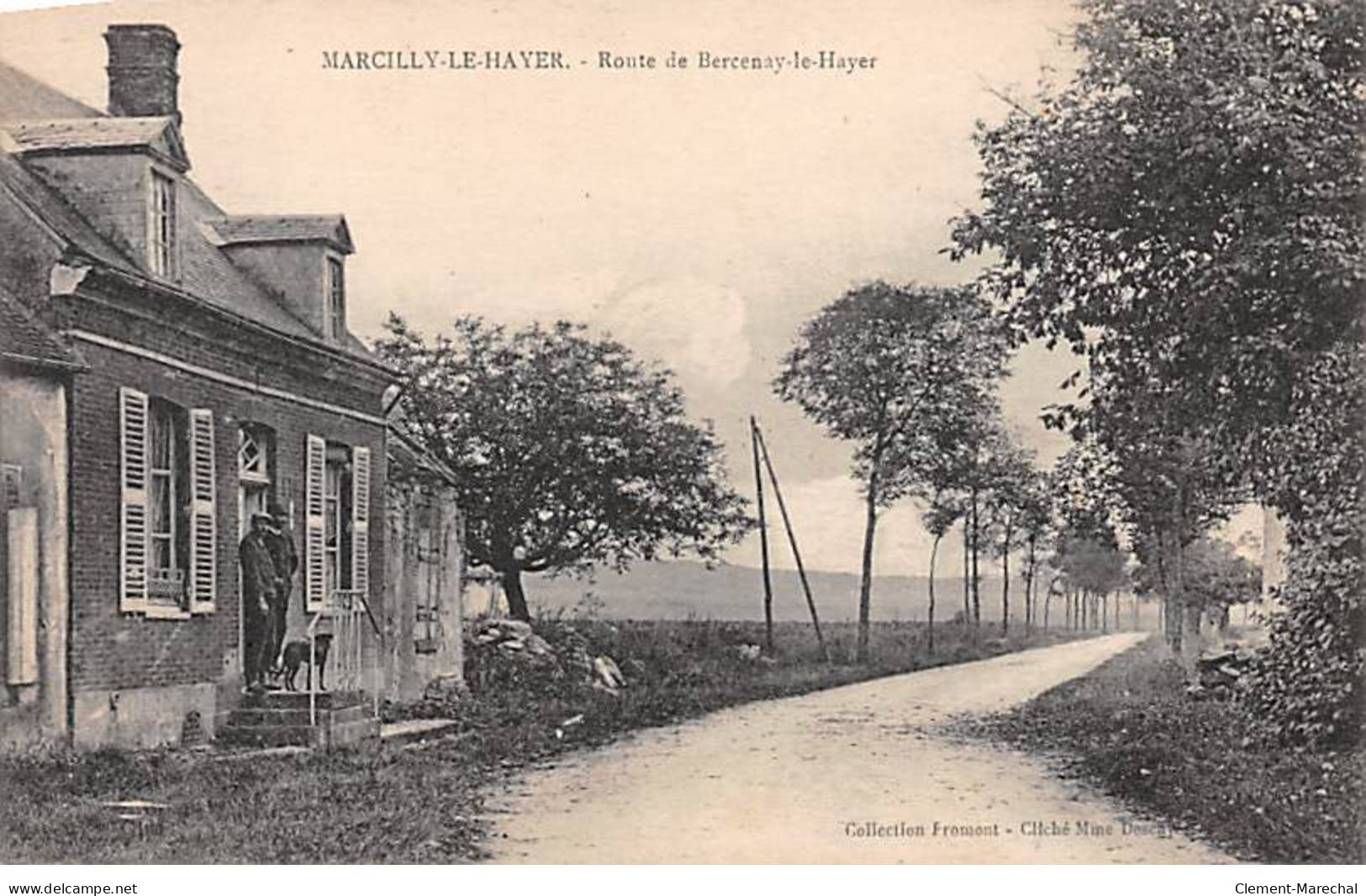 MARCILLY LE HAYER - Route De Bercenay Le Hayer - Très Bon état - Marcilly