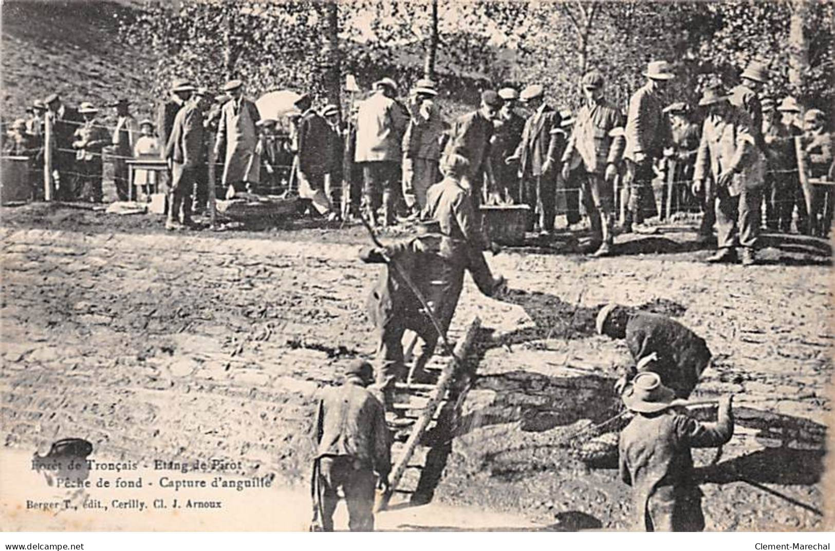 Forêt De TRONCAIS - Etang De PIROT -Pêche De Fond - Capture D'Anguille - Très Bon état - Autres & Non Classés