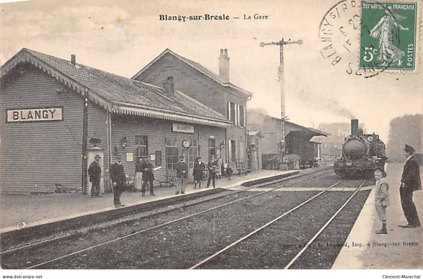 BLANGY SUR BRESLE - La Gare - Très Bon état - Blangy-sur-Bresle