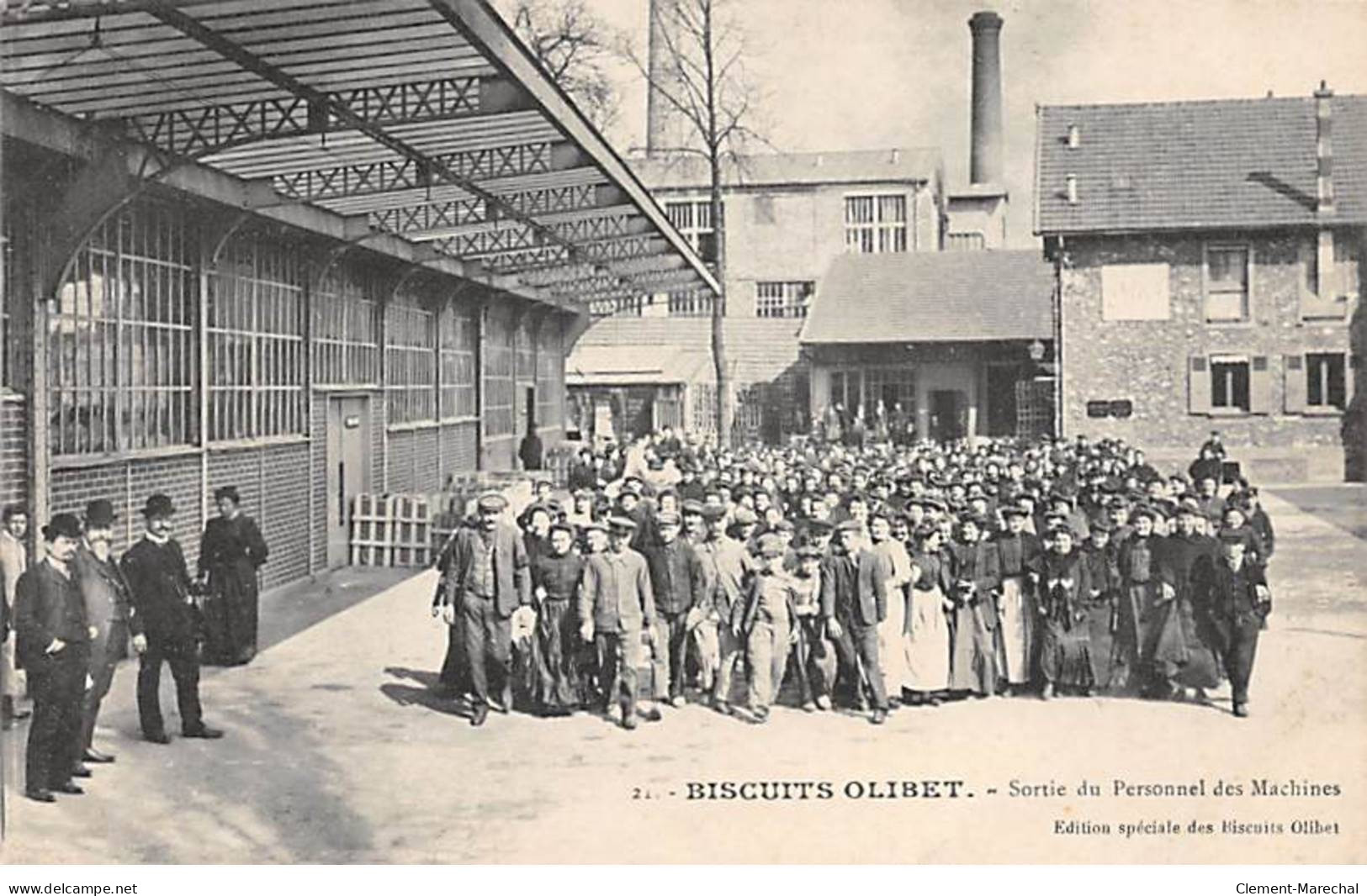 Biscuits OLIBET - Sortie Du Personnel Des Machines - Très Bon état - Autres & Non Classés