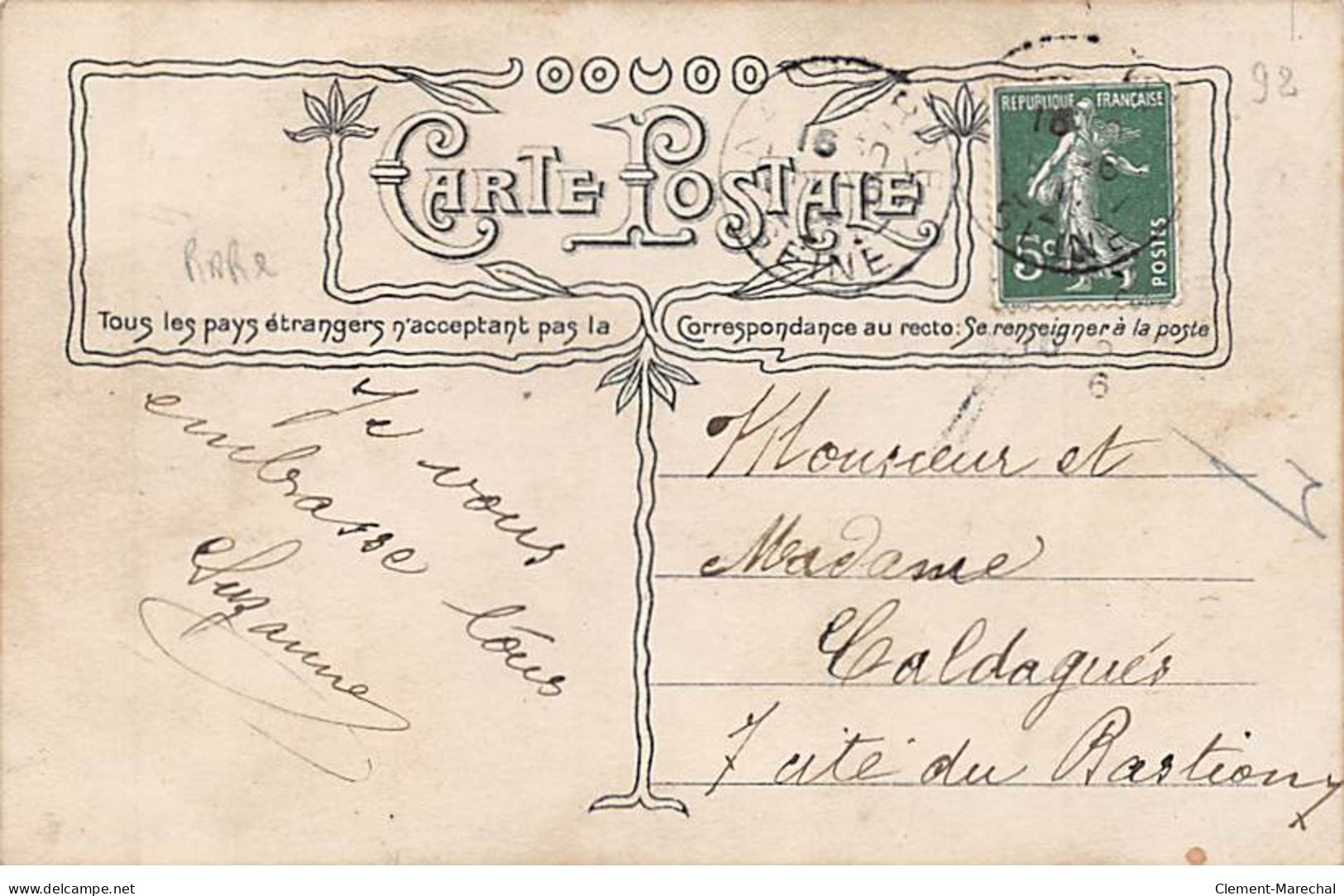 Souvenir De NANTERRE - Melle Hélène PILLIET, Rosière 1909 - Très Bon état - Nanterre