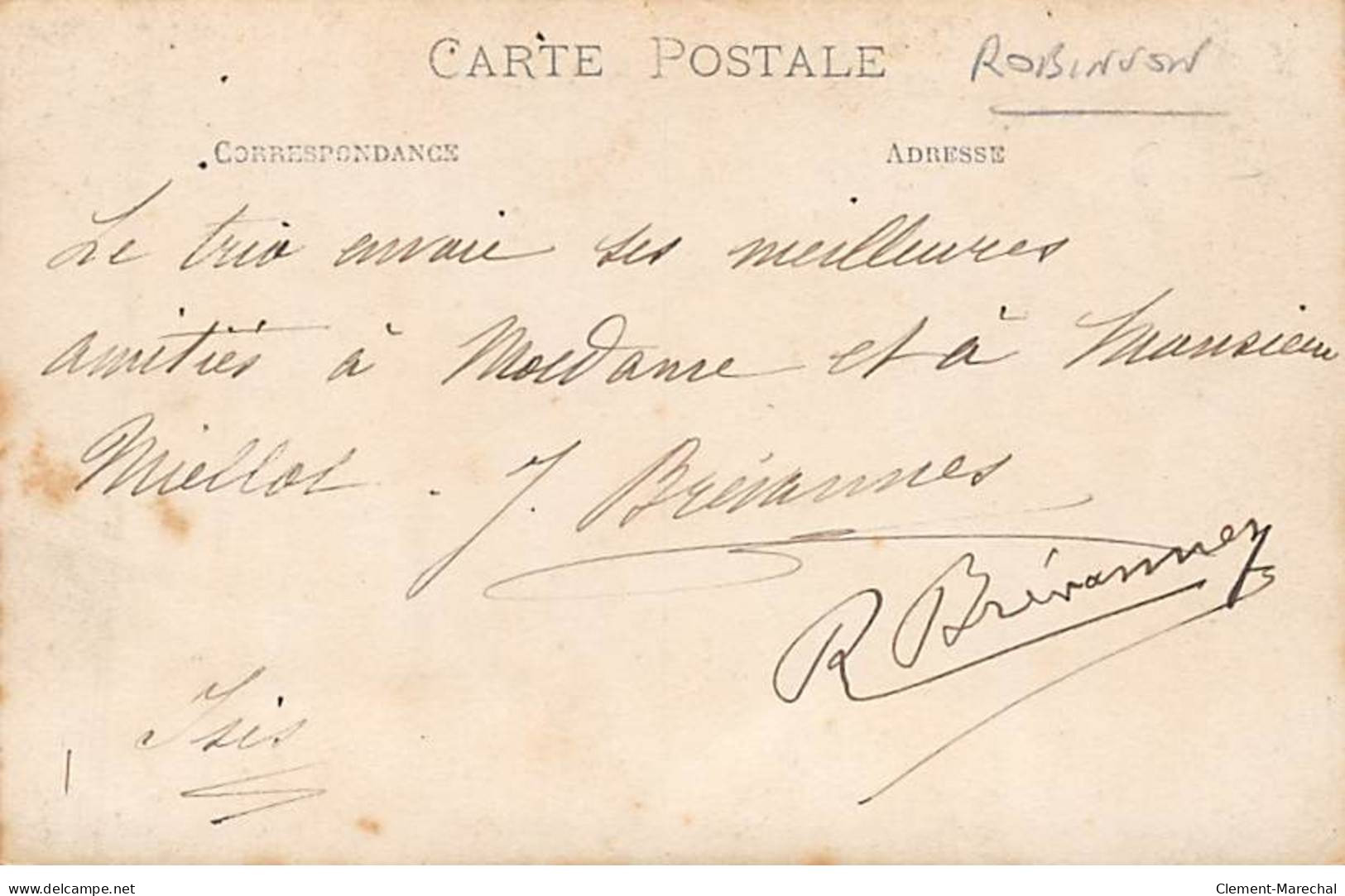 ROBINSON - Carte Photo - état - Other & Unclassified