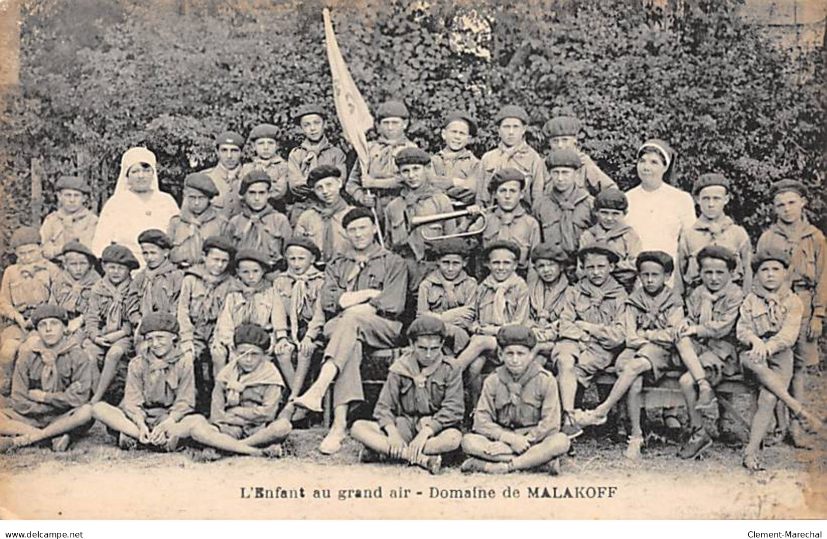 Domaine De MALAKOFF - L'Enfant Au Grand Air - état - Malakoff