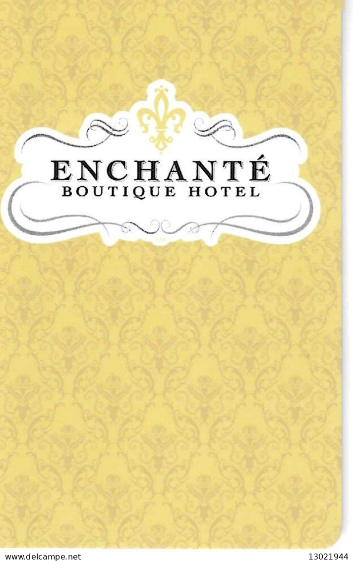 STATI UNITI KEY HOTEL    Enchanté Boutique Hotel - Hotelsleutels (kaarten)
