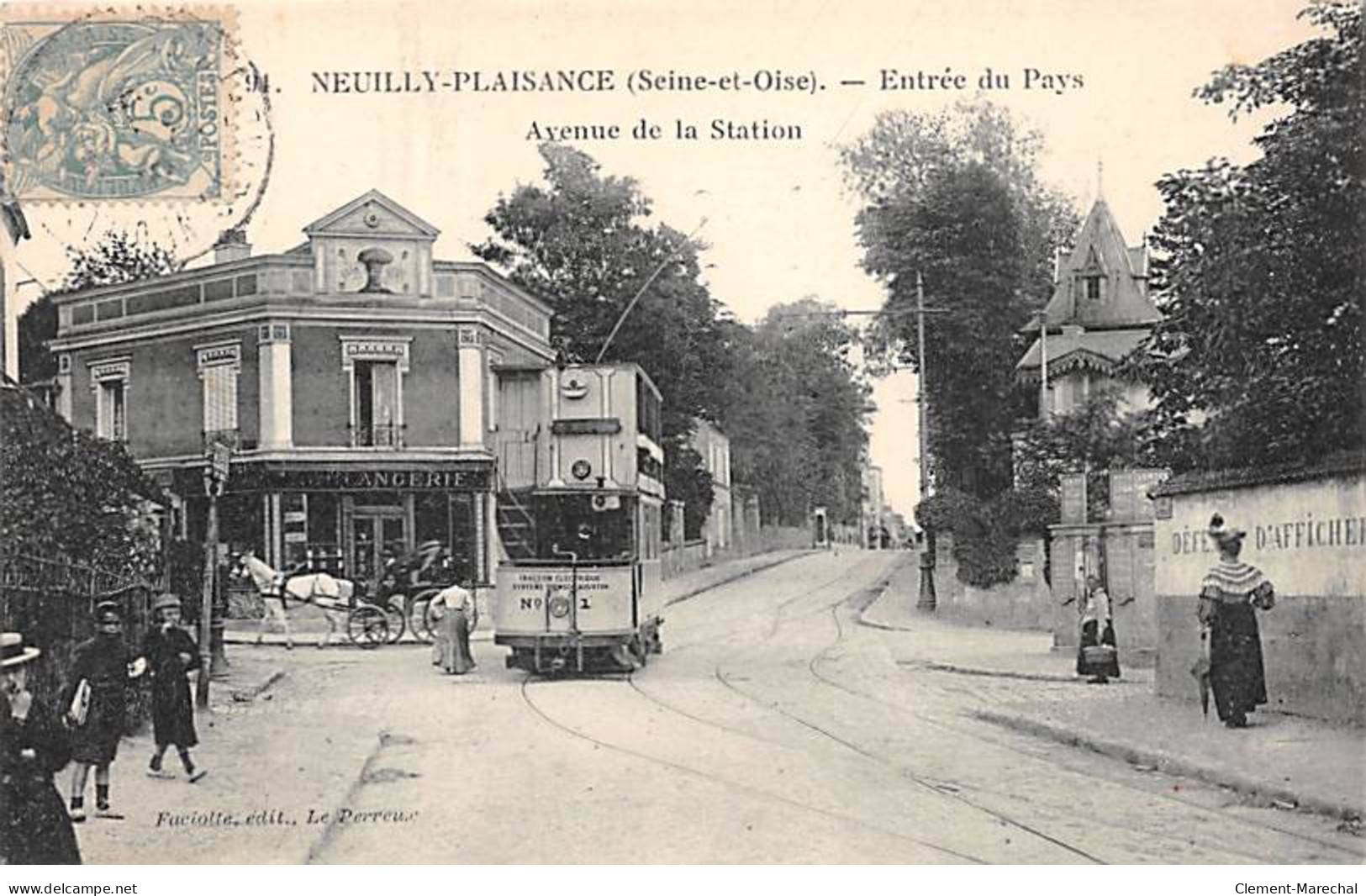 NEUILLY PLAISANCE - Entrée Du Pays - Avenue De La Station - Très Bon état - Neuilly Plaisance