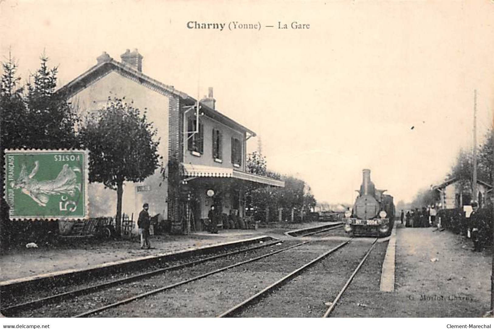 CHARNY - La Gare - Très Bon état - Charny