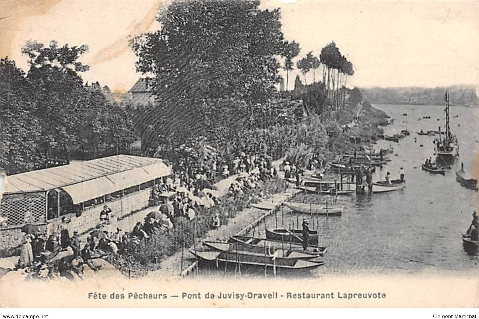 Fête Des Pêcheurs - Pont De JUVISY DRAVEIL - Restaurant Lapreuvote - état - Juvisy-sur-Orge