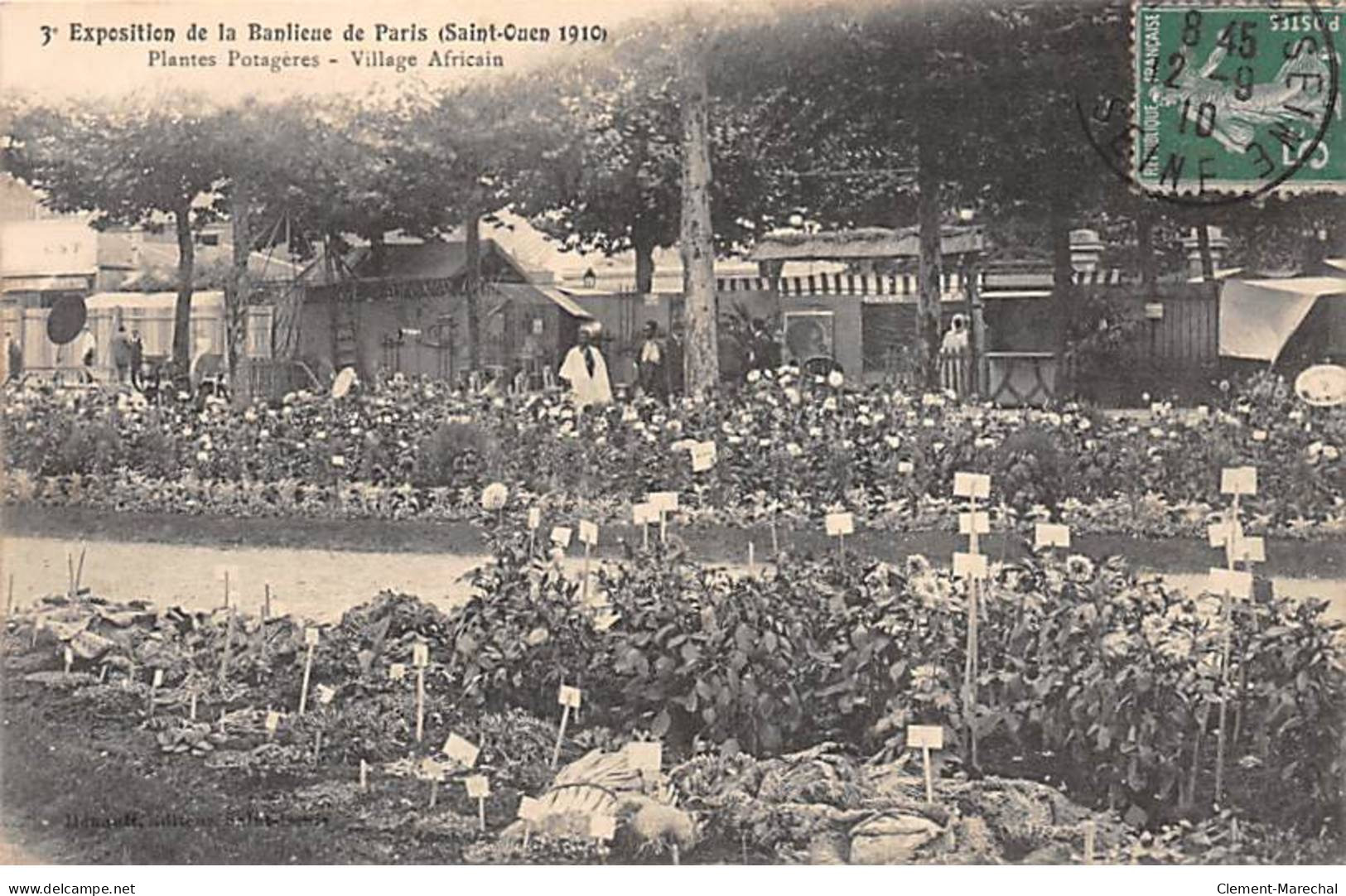 SAINT OUEN 1910 - 3e Exposition De La Banlieue De Paris - Plantes Potagères - Village Africain - Très Bon état - Saint Ouen