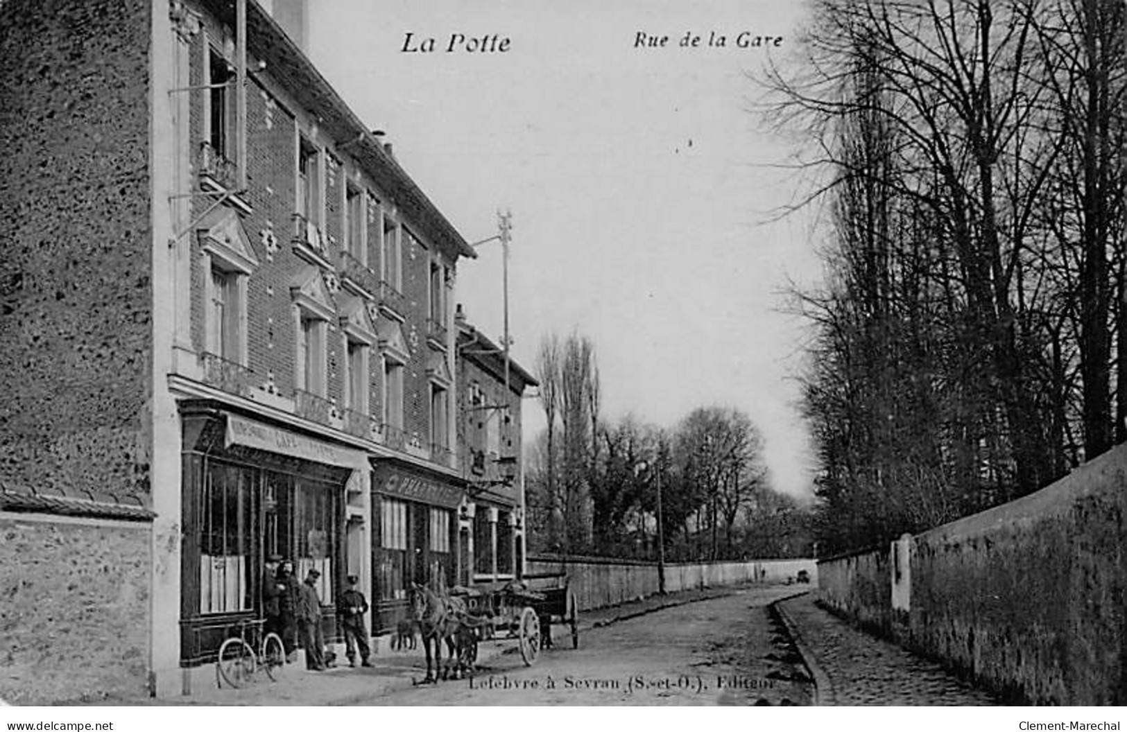 LA POTTE - Rue De La Gare - état - Andere & Zonder Classificatie