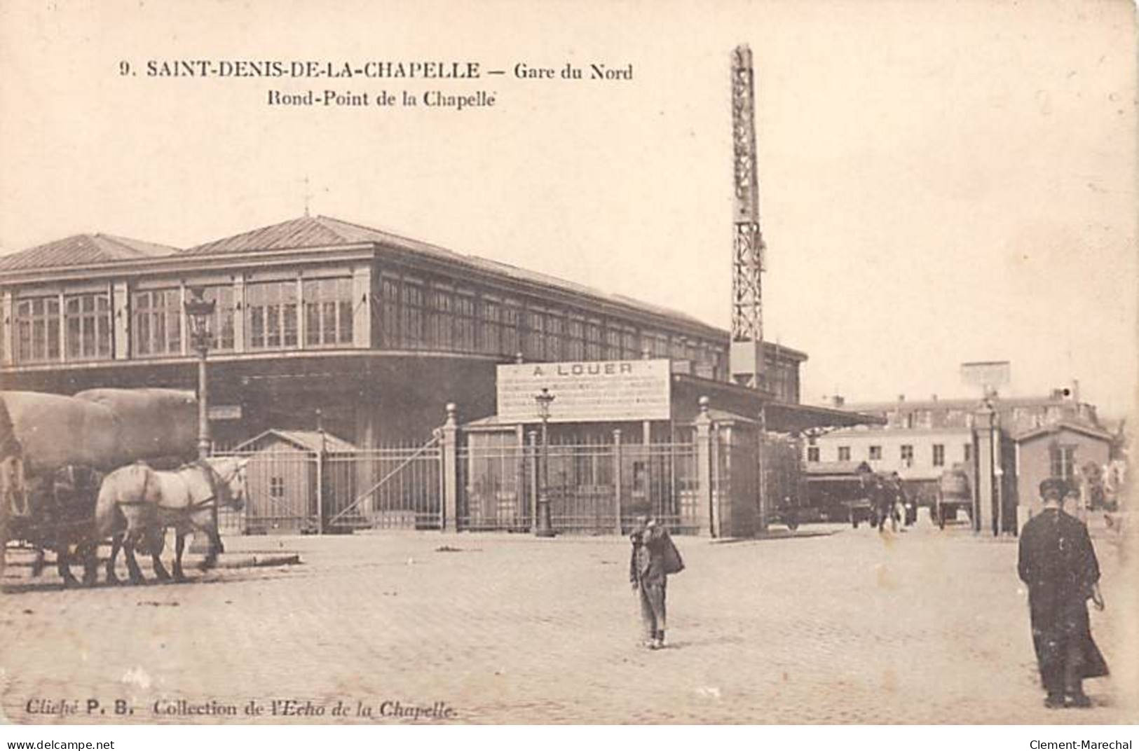 SAINT DENIS DE LA CHAPELLE - Gare Du Nord - Rond Point De La Chapelle - Très Bon état - Saint Denis
