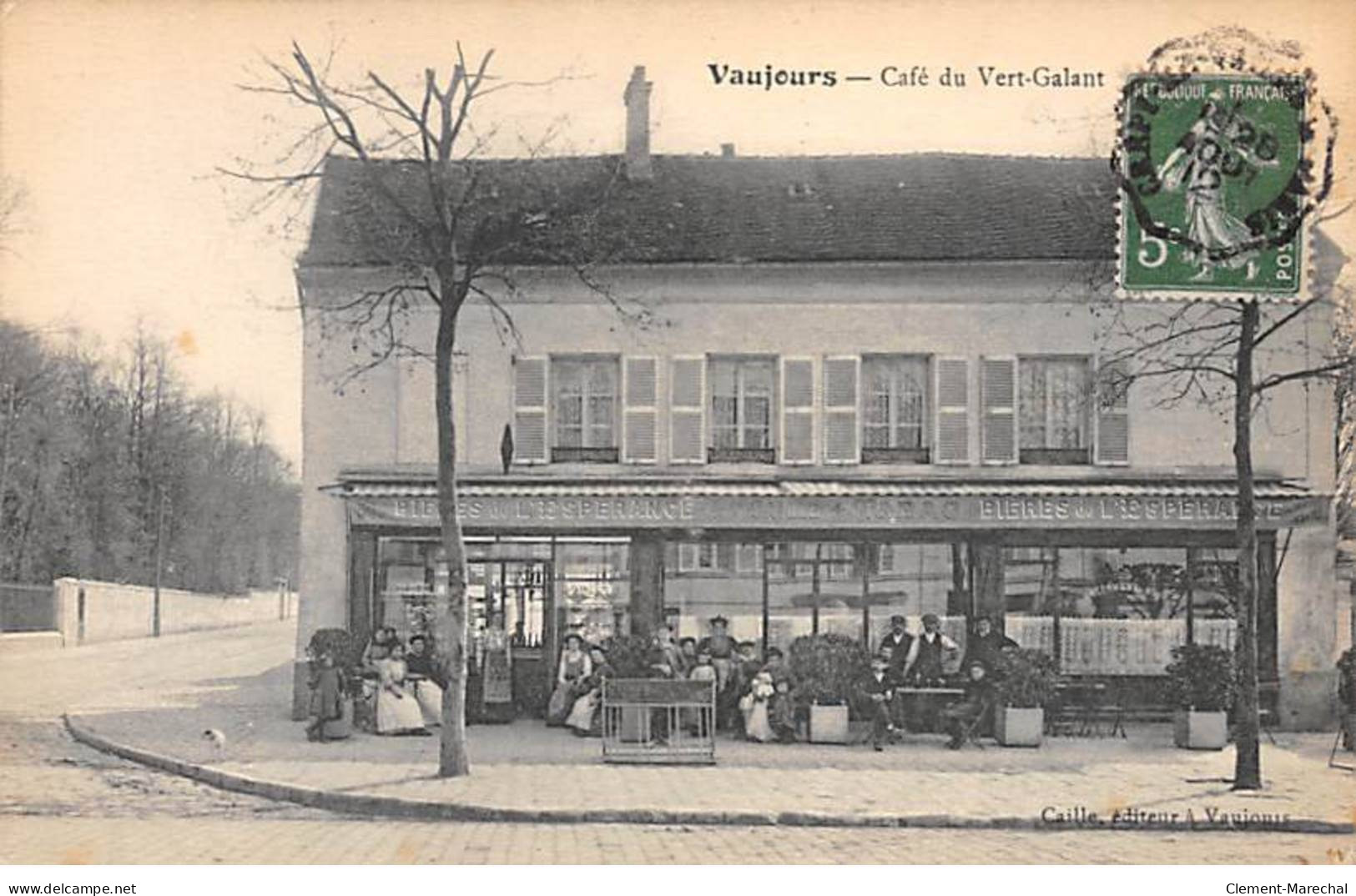 VAUJOURS - Café Du Vert Galant - Très Bon état - Altri & Non Classificati