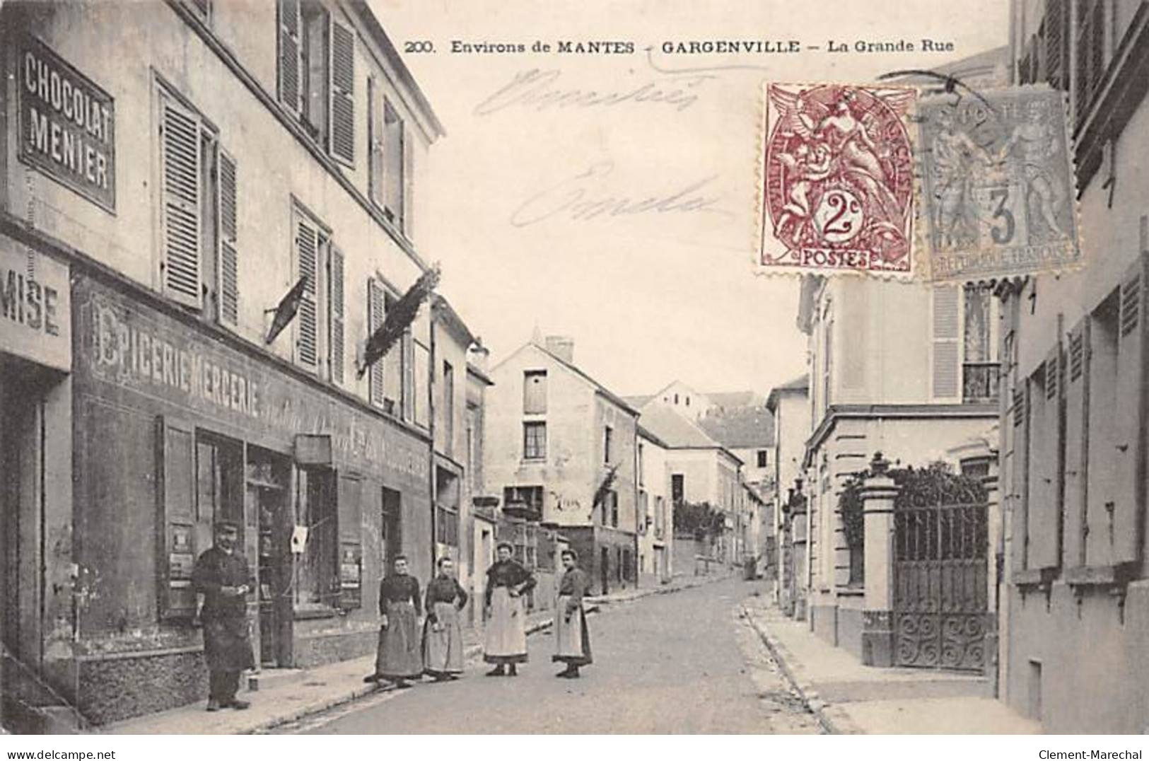 GARGENVILLE - La Grande Rue - état - Gargenville