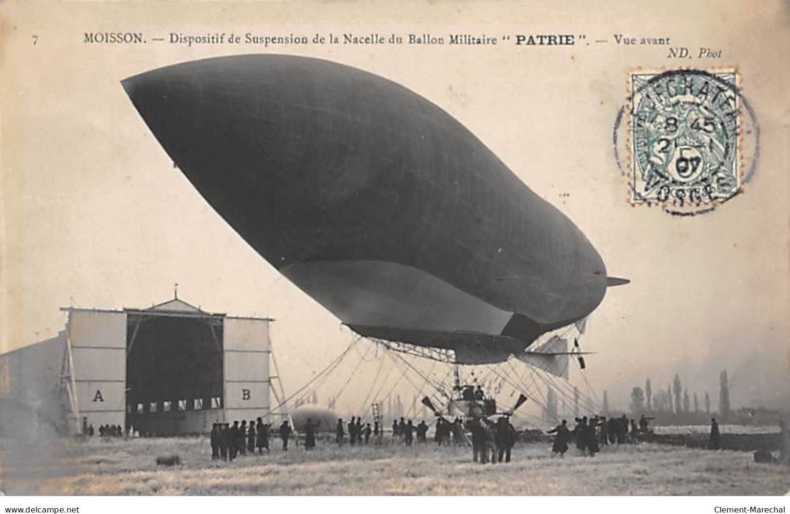 MOISSON - Dispositif De Suspension De La Nacelle Du Ballon Militaire " Patrie " - Vue Avant - Très Bon état - Otros & Sin Clasificación