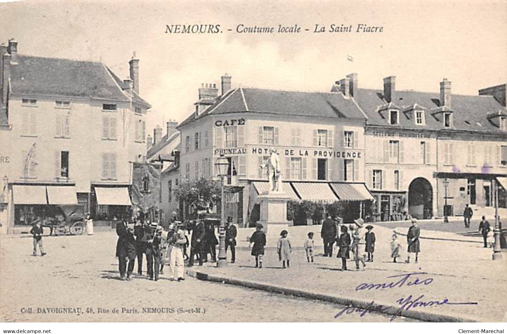 NEMOURS - Coutume Locale - La Saint Fiacre - Très Bon état - Nemours