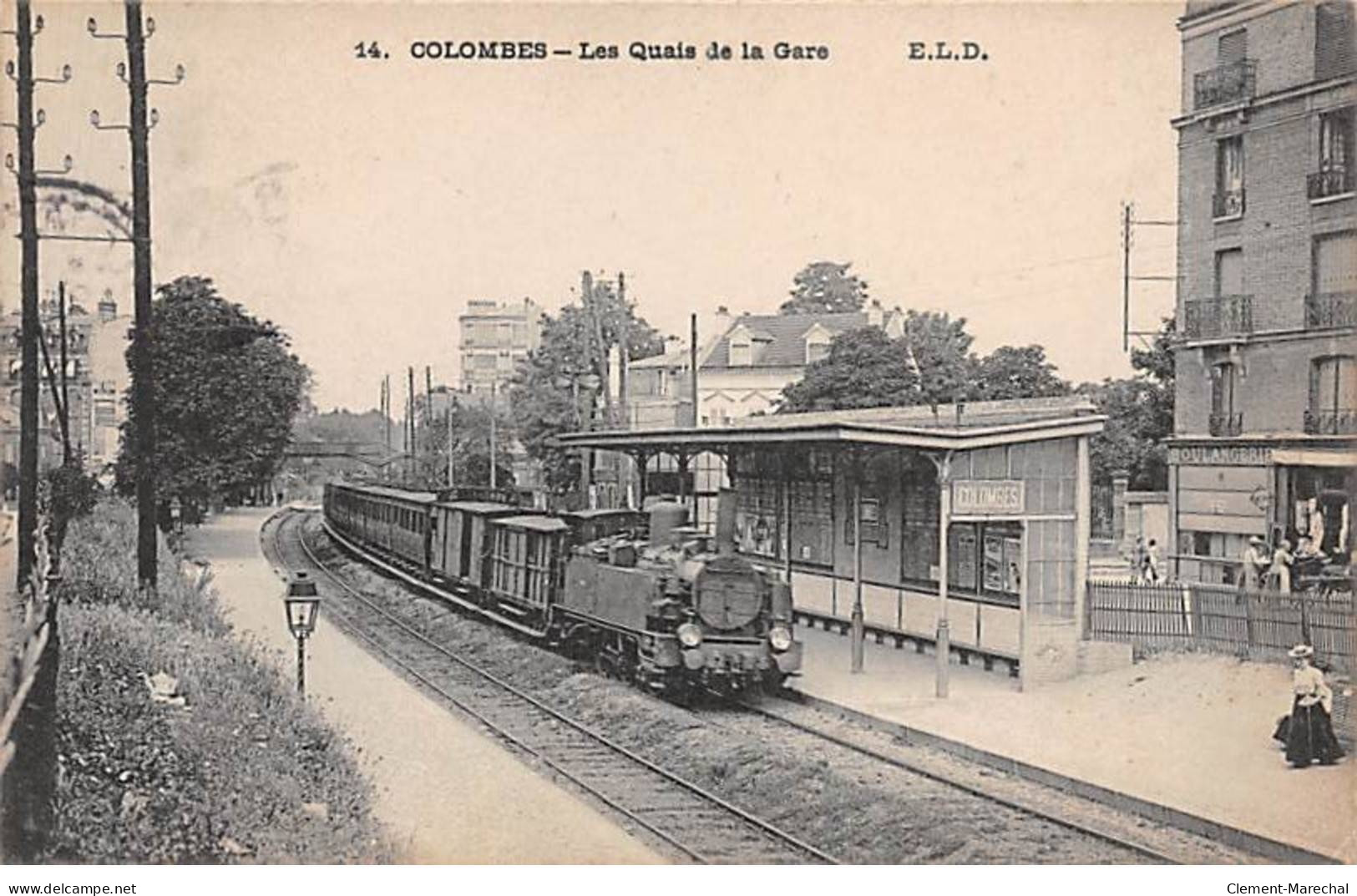 COLOMBES - Les Quais De La Gare - Très Bon état - Colombes