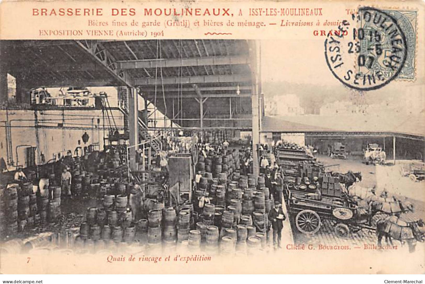 ISSY LES MOULINEAUX - Brasserie Des Moulineaux - Quais De Rinçage Et D'expédition - Très Bon état - Issy Les Moulineaux
