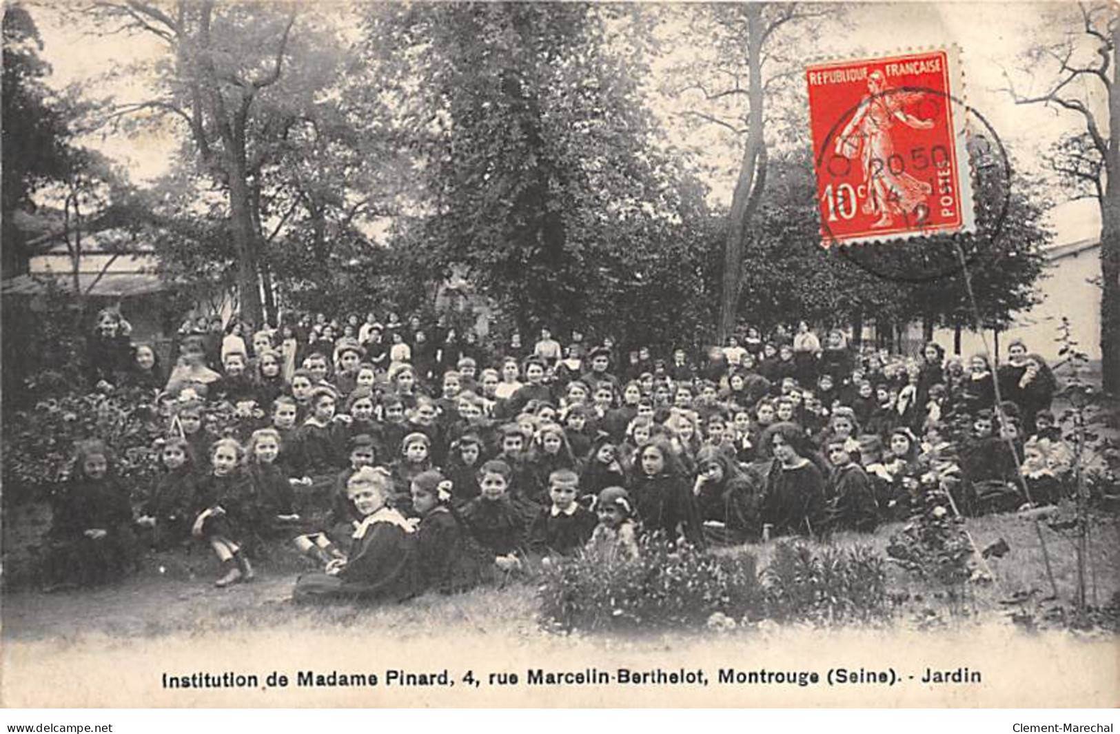 MONTROUGE - Institution De Madame Pinard - Jardin - Rue Marcelin Berthelot - Très Bon état - Montrouge