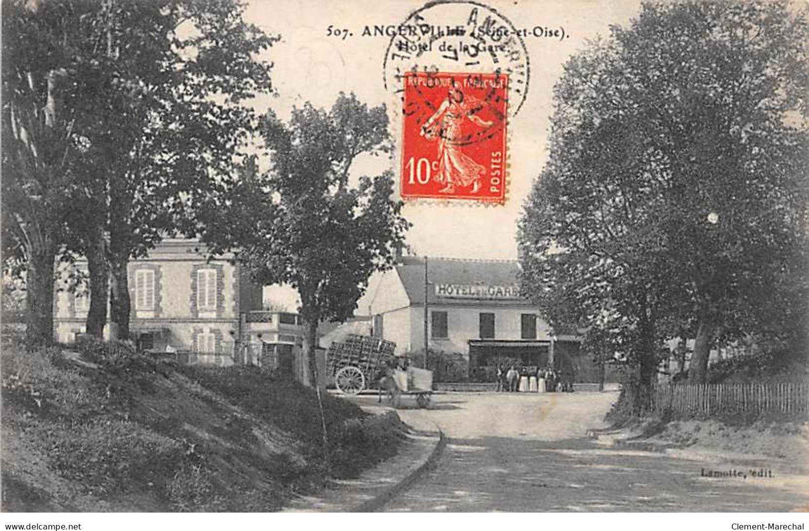 ANGERVILLE - Hôtel De La Gare - Très Bon état - Angerville