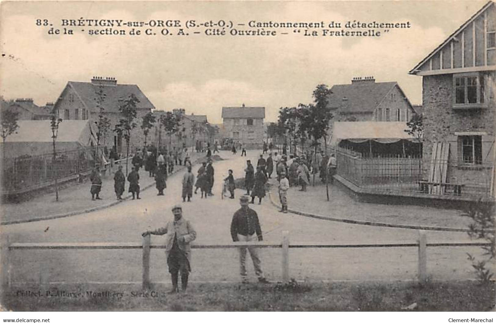 BRETIGNY SUR ORGE - Cantonnement Du Détachement De La Section De COA - Cité Ouvrière - La Fraternelle - Très Bon état - Bretigny Sur Orge