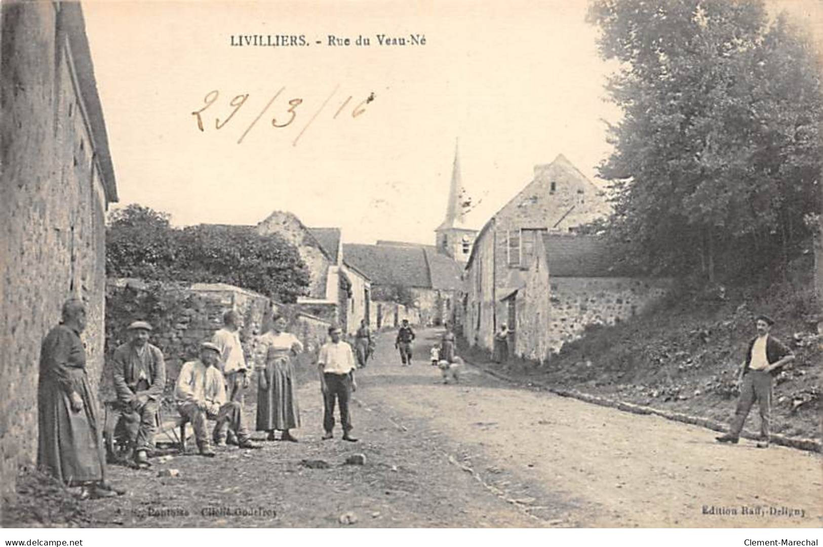 LIVILLIERS - Rue Du Veau Né - Très Bon état - Other & Unclassified