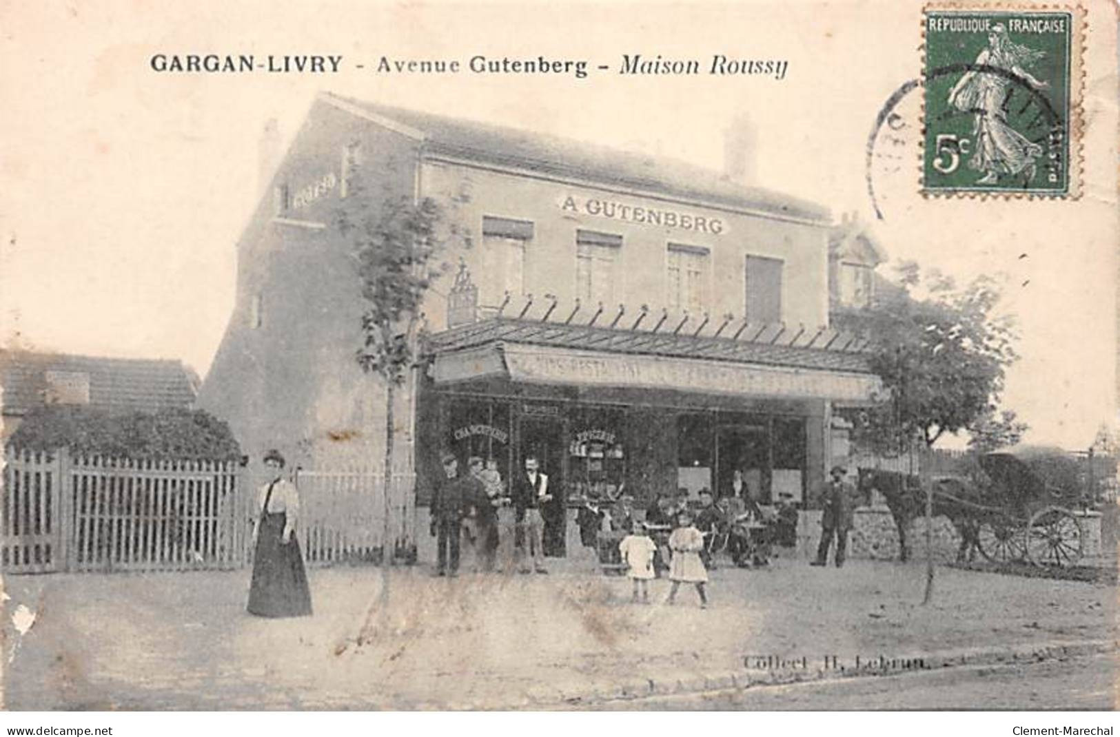 GARGAN - LIVRY - Avenue Gutenberg - Maison Roussy - état - Autres & Non Classés