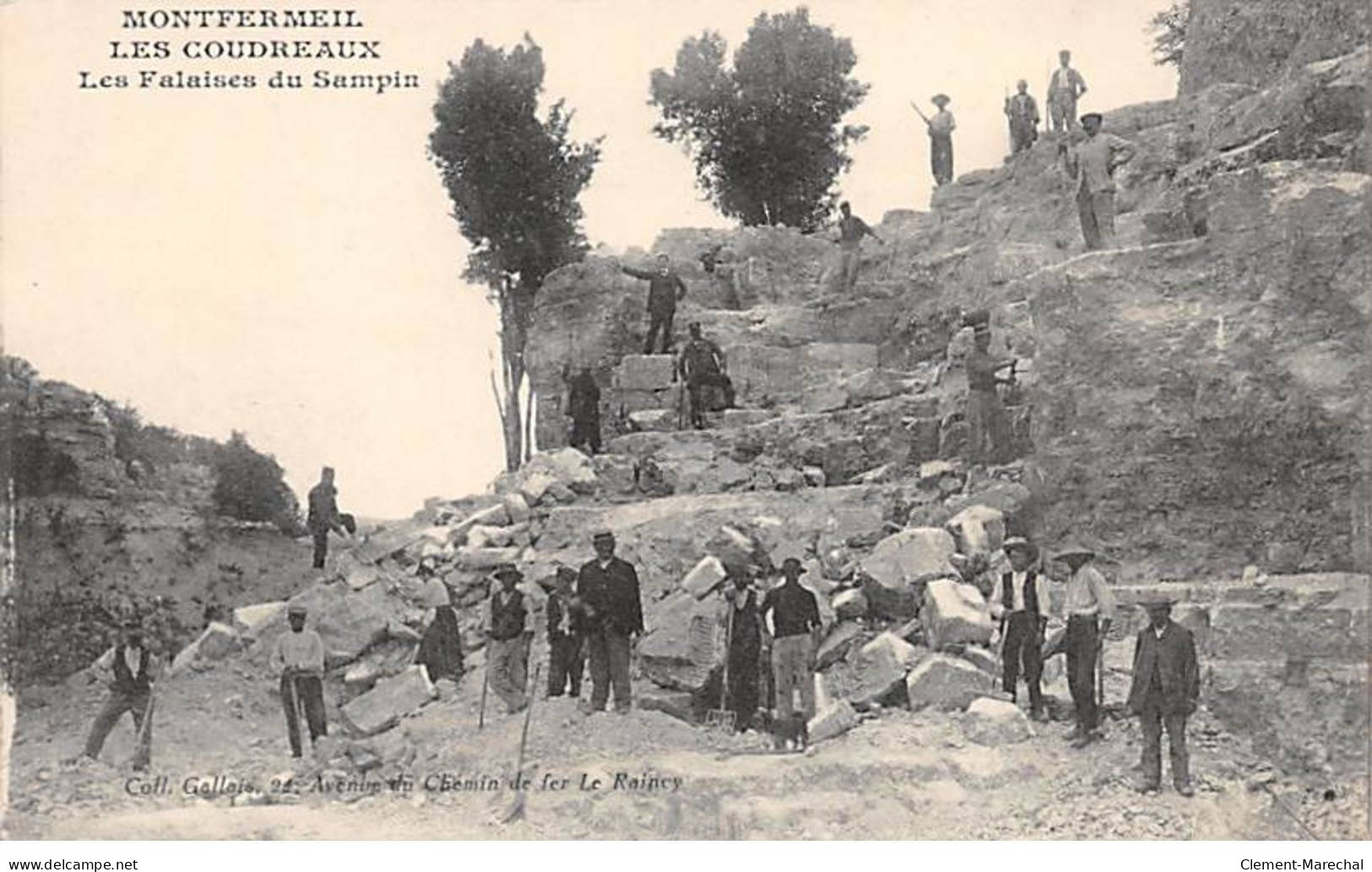 MONTFERMEIL - LES COUDREAUX - Les Falaises Du Sampin - Très Bon état - Montfermeil