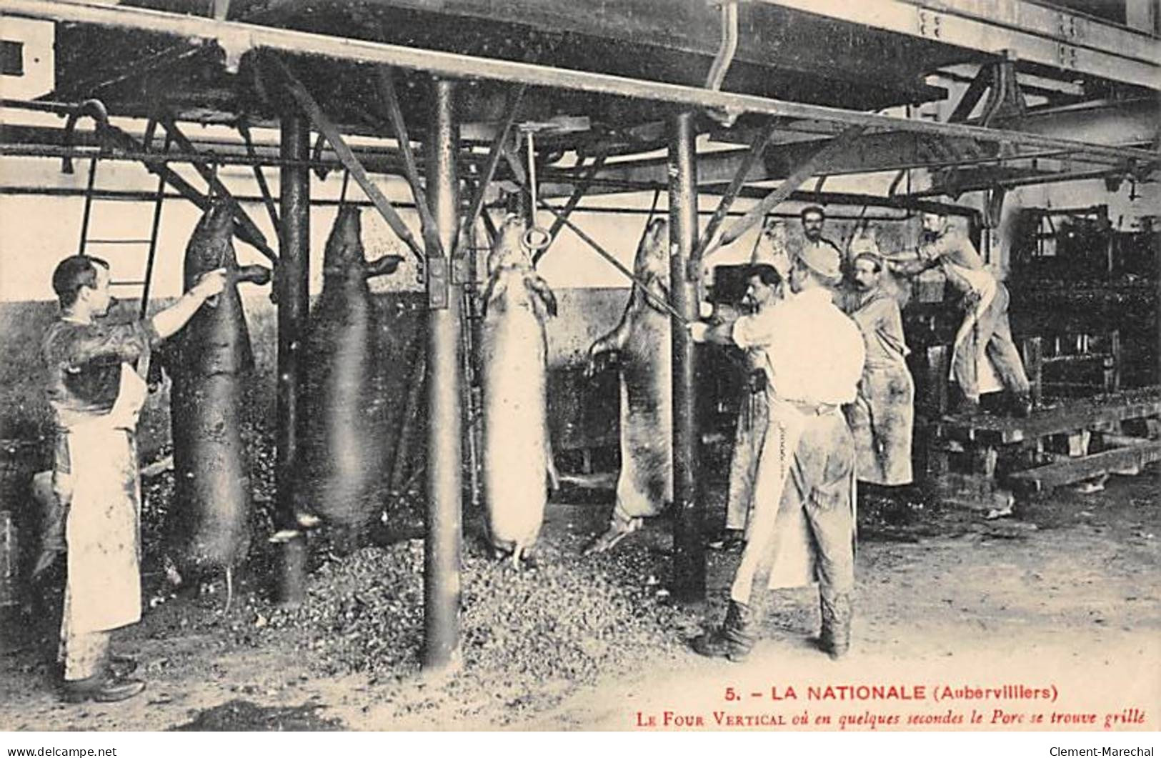 AUBERVILLIERS - LA NATIONALE - Le Four Verticale Ou Grille Le Porc - Très Bon état - Aubervilliers