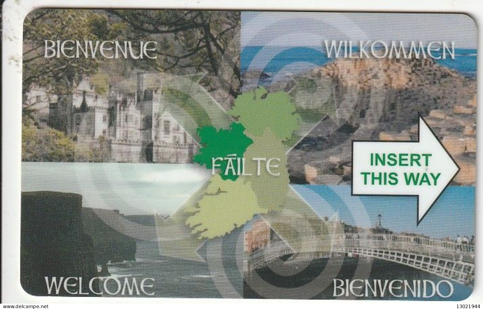 Manufacturer -  KEY HOTEL    Welcome-Willkommen-bienvenue-Failte- Ireland's Landscapes - Hotelkarten