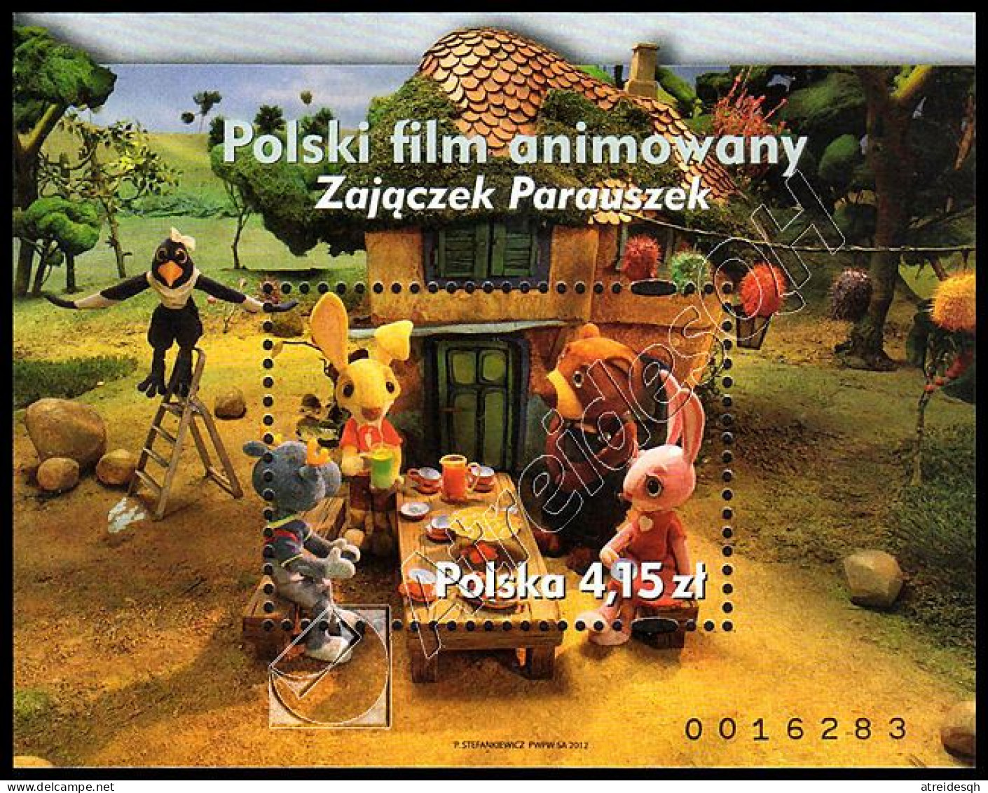 [Q] Polonia / Poland 2012: Foglietto Cinema Di Animazione / Animation Movies S/S ** - Film