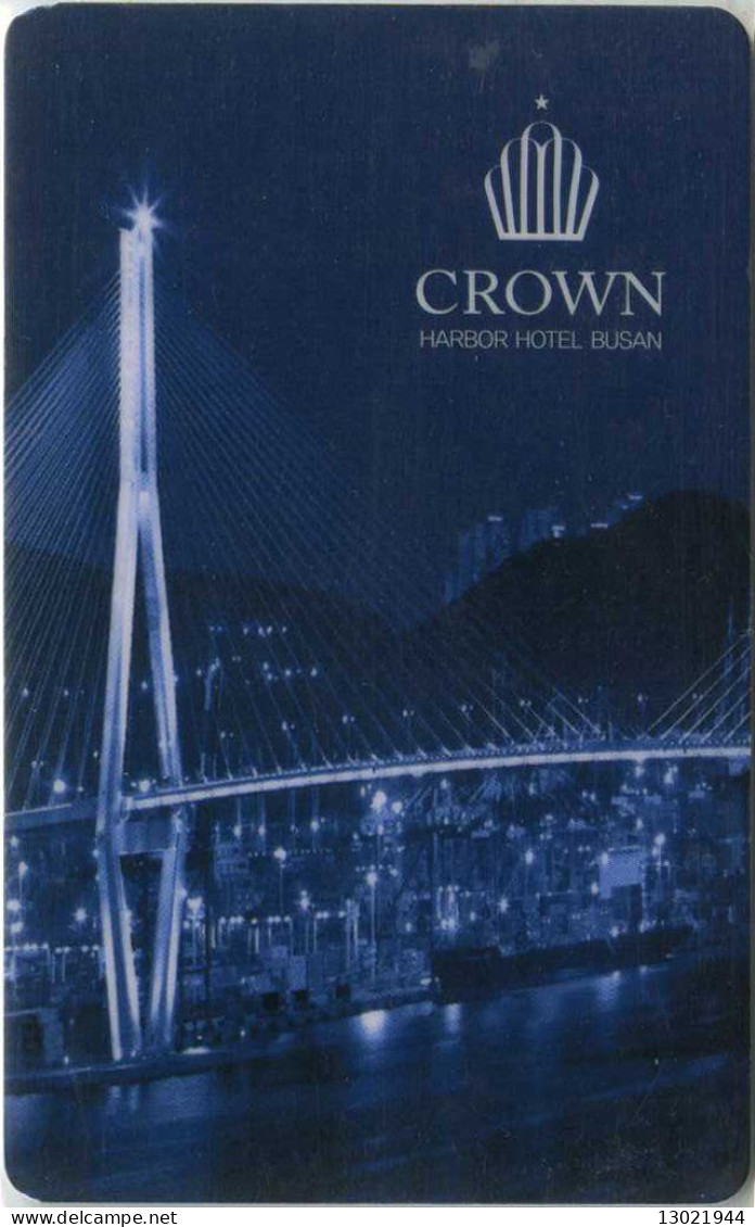 COREA DEL SUD  KEY HOTEL    Crown Harbor Hotel Busan - Hotelsleutels (kaarten)