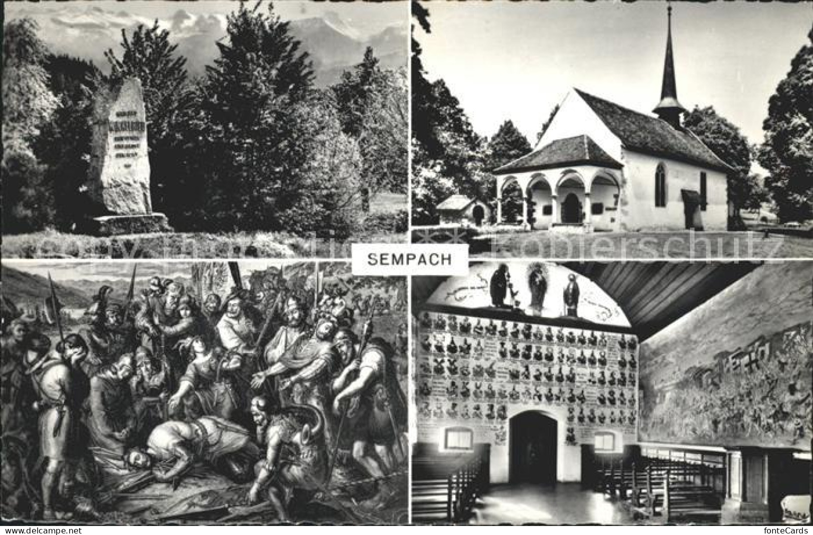 11648034 Sempach LU Winkelrieddenkmal Schlachtkapelle Sempach - Other & Unclassified