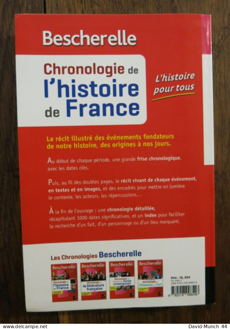 Bescherelle Histoire Collège Chronologie Des Origines à Nos Jours. Ouvrage Collectif. Hatier. 2016, Nouvelle édition - History