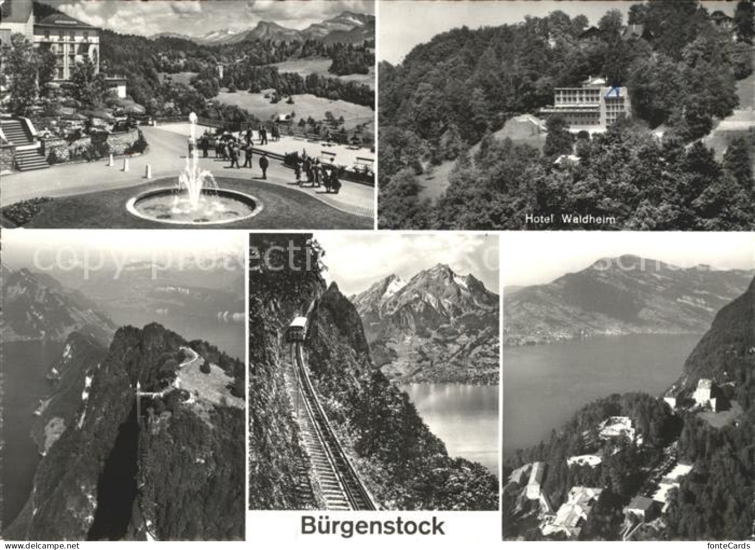 11648007 Buergenstock Hotel Waldheim Zahnradbahn Buergenstock - Other & Unclassified