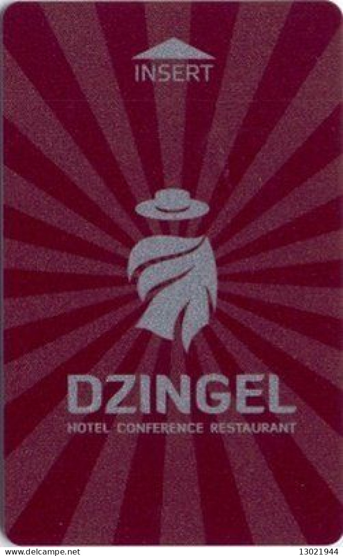 ESTONIA KEY HOTEL   Dzingel Hotel - TALLINN - Hotel Keycards
