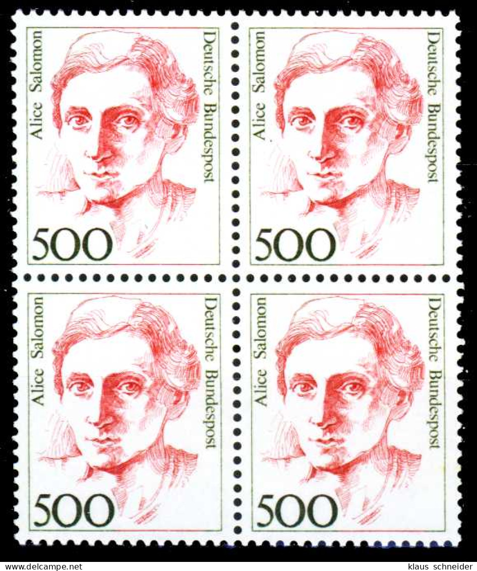 BRD DS FRAUEN Nr 1397 Postfrisch VIERERBLOCK X2757D6 - Unused Stamps