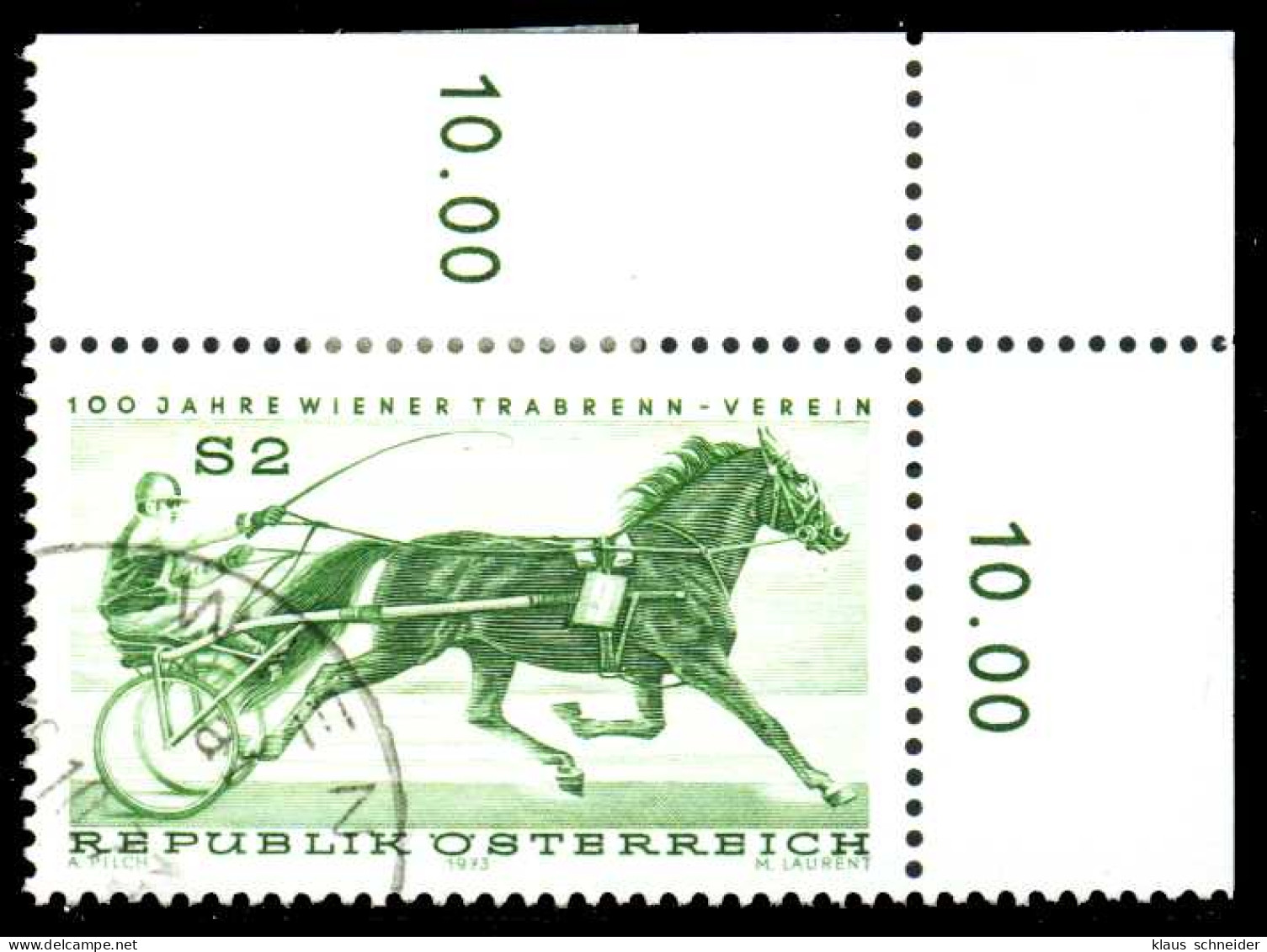 ÖSTERREICH 1973 Nr 1426 Zentrisch Gestempelt ECKE-OLI X36BEBA - Used Stamps