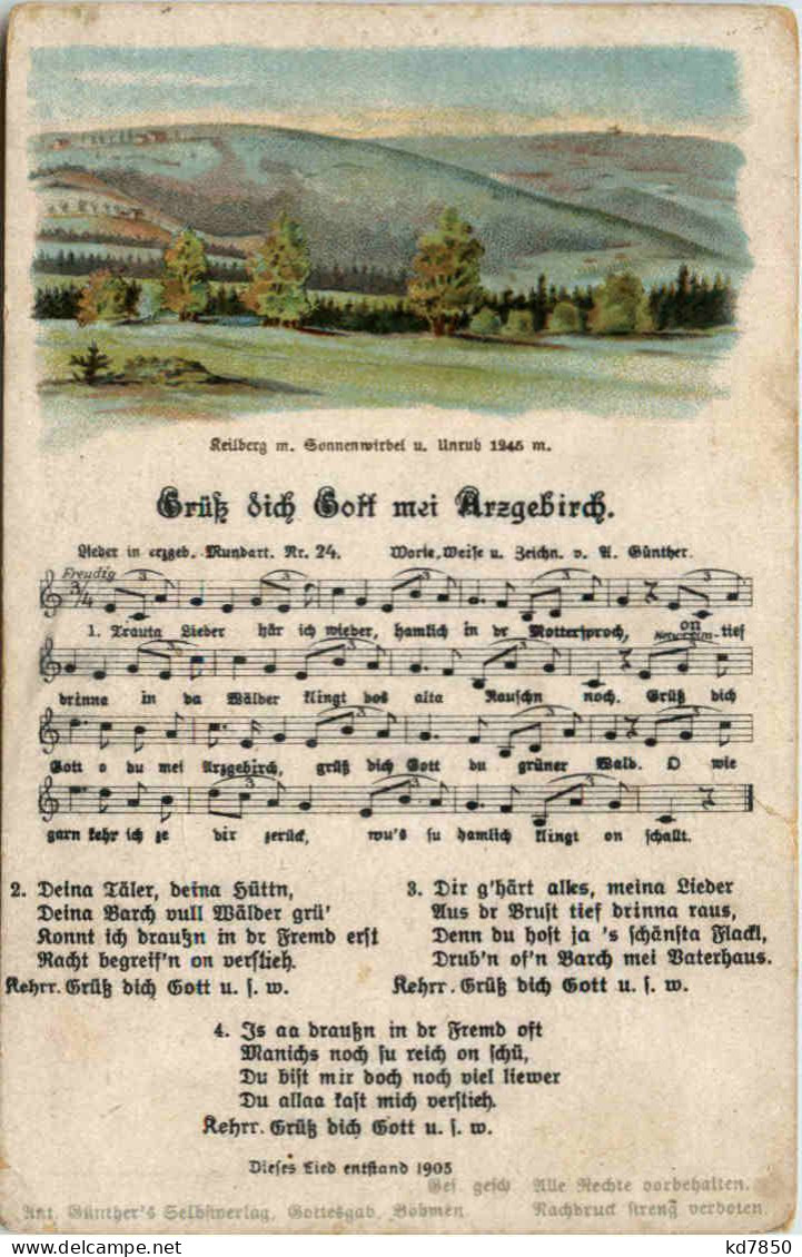 Liederkarte Erzgebirge - Musique Et Musiciens