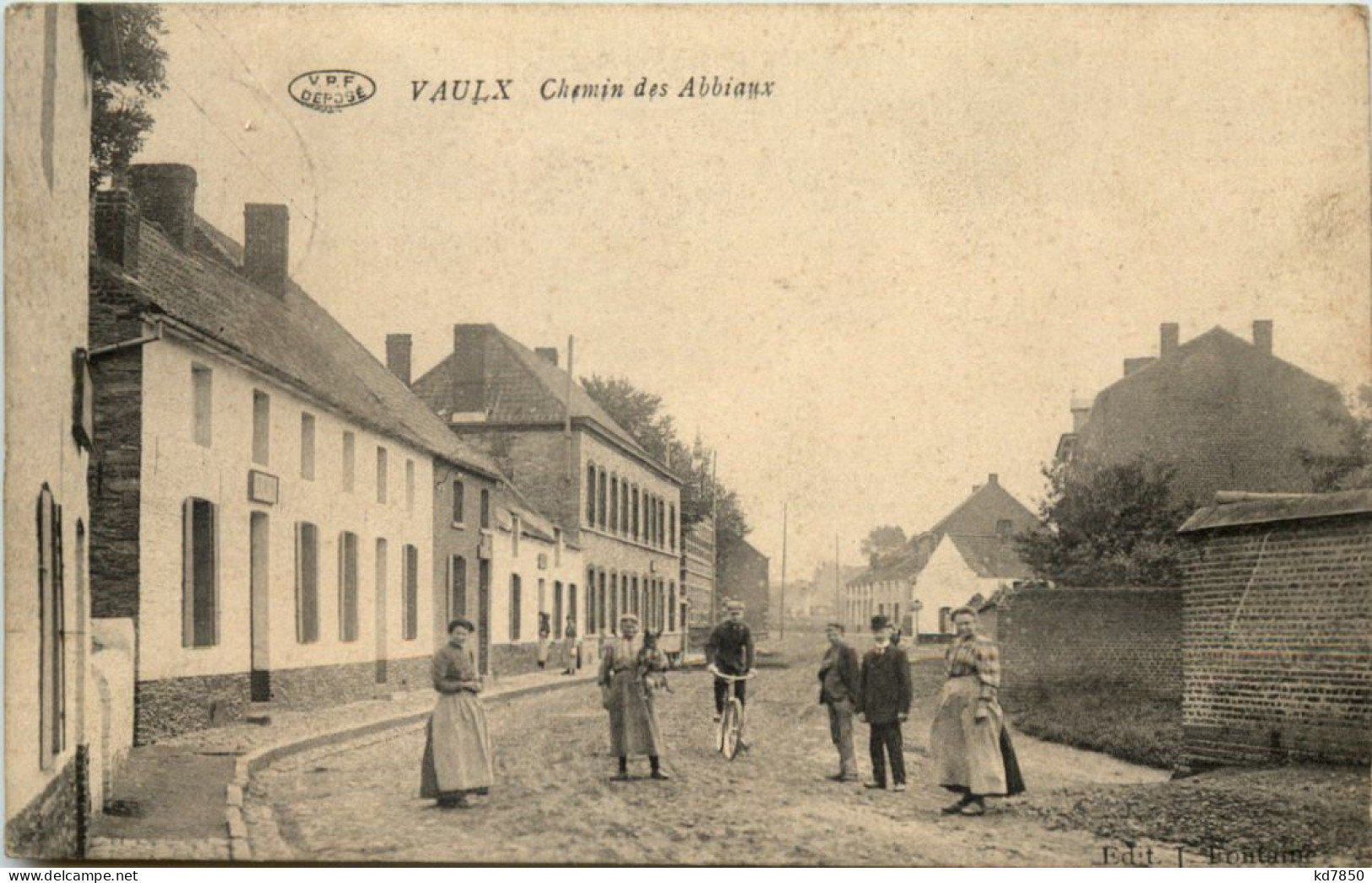 Vaulx - Chemin Des Abbiaux - Feldpost 6. Res Inf Regiment - Other & Unclassified