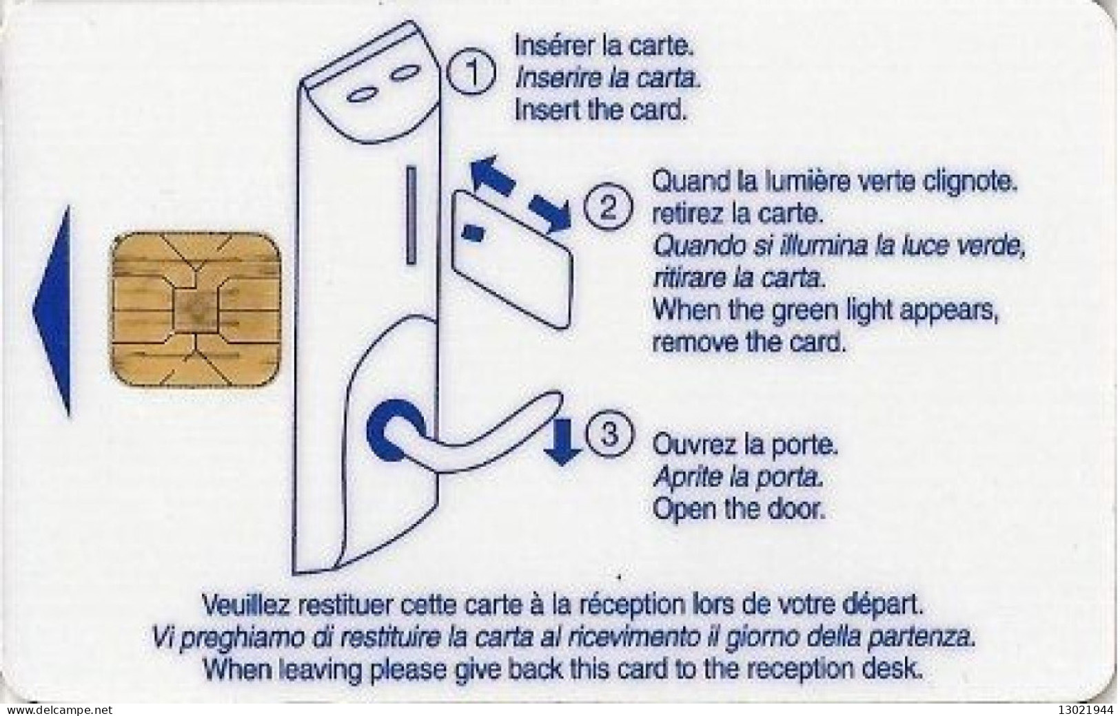 FRANCIA  KEY HOTEL   Oceania Hotels - Hotel Keycards