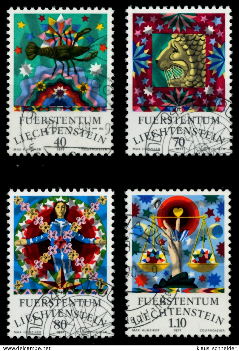 LIECHTENSTEIN 1977 Nr 669-672 Gestempelt X6E97EE - Gebruikt