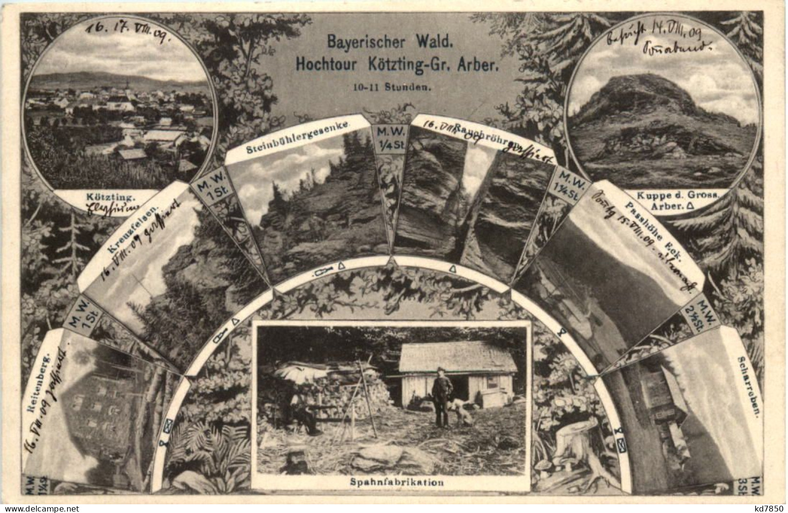 Bayrischer Wald - Hochtour Kötzing - Gr. Arber - Eichstätt